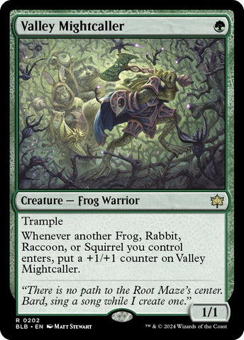 Image for Valley Mightcaller (202) [Bloomburrow]