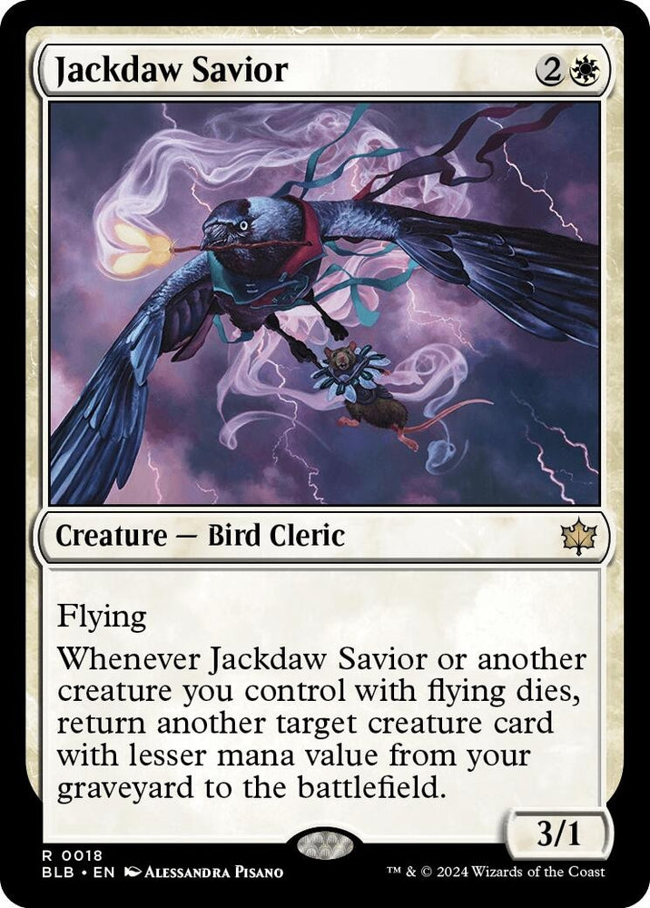 Image for Jackdaw Savior (18) [Bloomburrow]