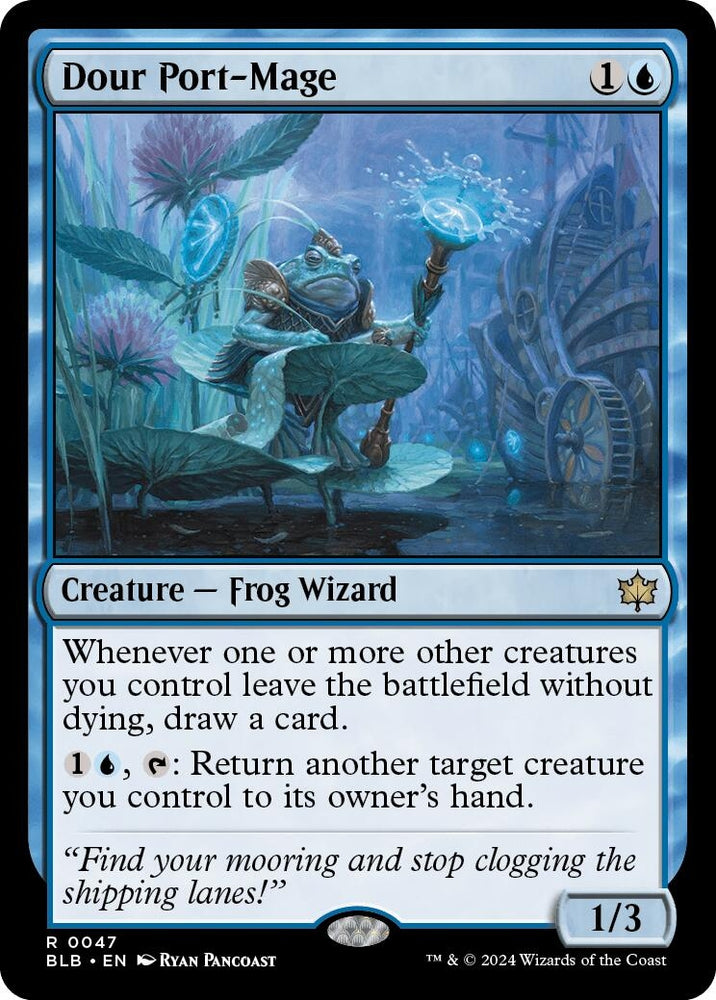 Image for Dour Port-Mage (47) [Bloomburrow]