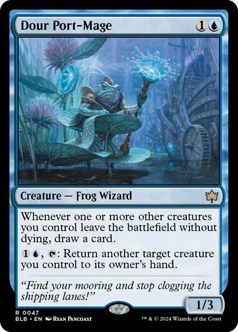 Image for Dour Port-Mage (47) [Bloomburrow]