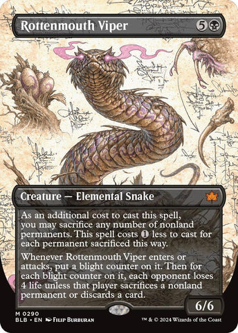 Image for Rottenmouth Viper (Borderless) (290) [Bloomburrow]