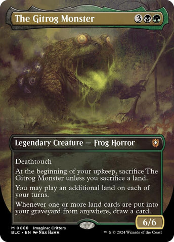 Image for The Gitrog Monster (Borderless) (88) [Commander: Bloomburrow]