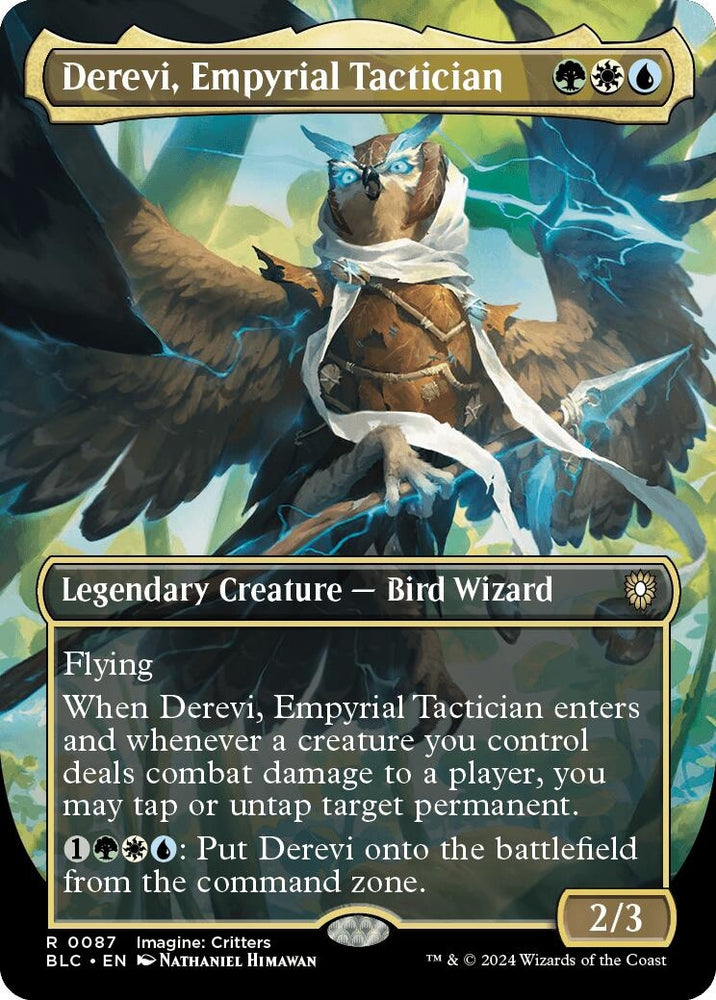 Image for Derevi, Empyrial Tactician (Borderless) (87) [Commander: Bloomburrow]