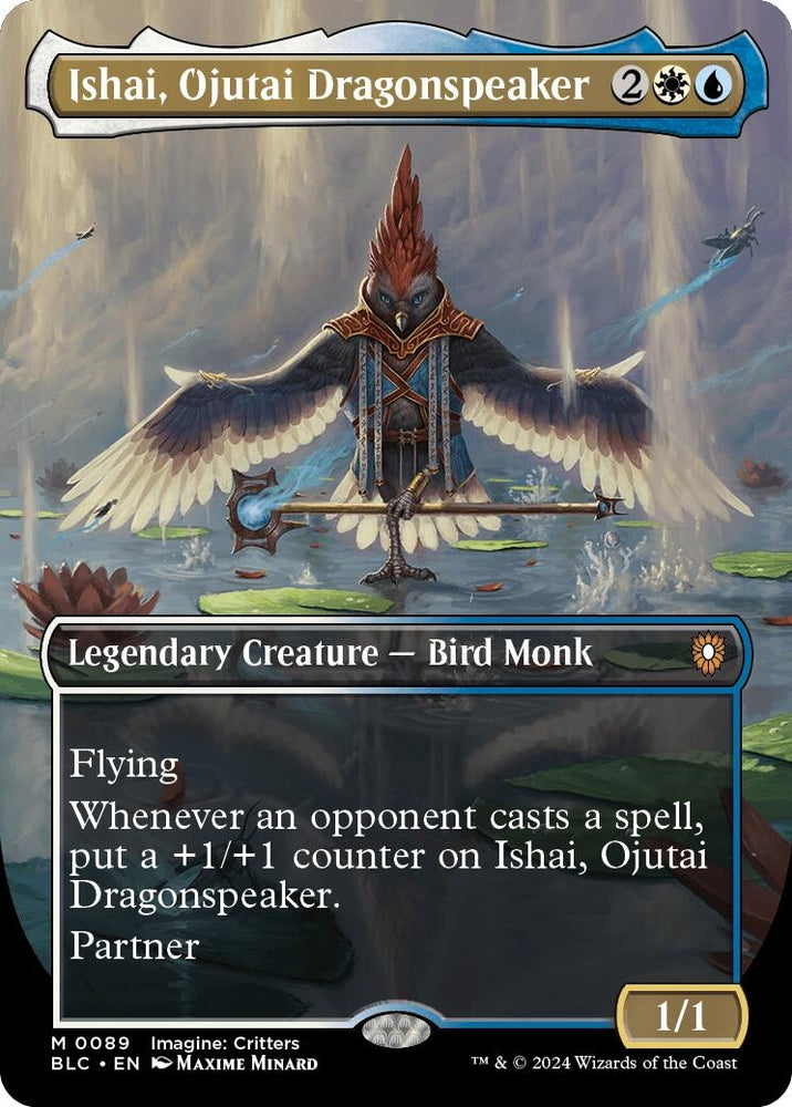 Image for Ishai, Ojutai Dragonspeaker (Borderless) (89) [Commander: Bloomburrow]