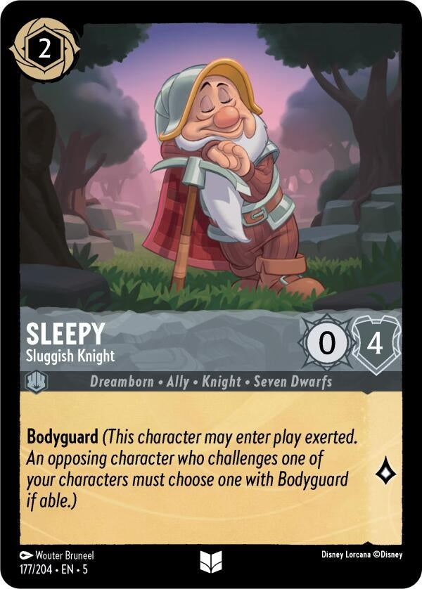 Image for Sleepy - Sluggish Knight (177/204) - Disney Lorcana