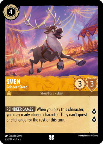 Image for Sven - Reindeer Steed (23/204) - Disney Lorcana