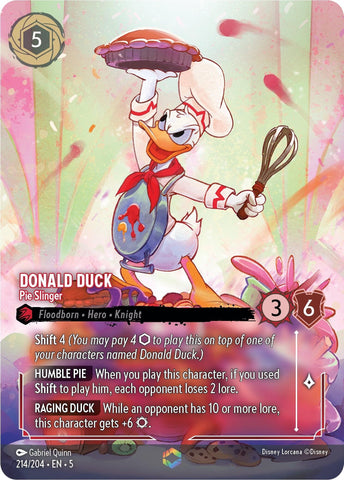 Image for Donald Duck - Pie Slinger (Enchanted) (214/204) [Shimmering Skies]