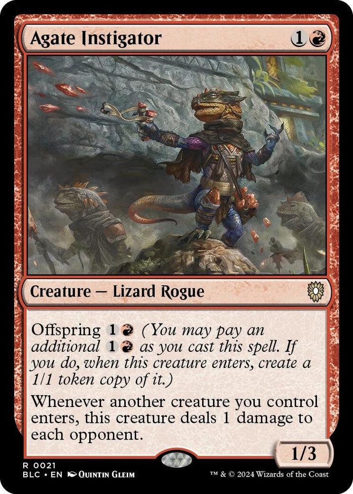 Image for Agate Instigator (21) [Commander: Bloomburrow]