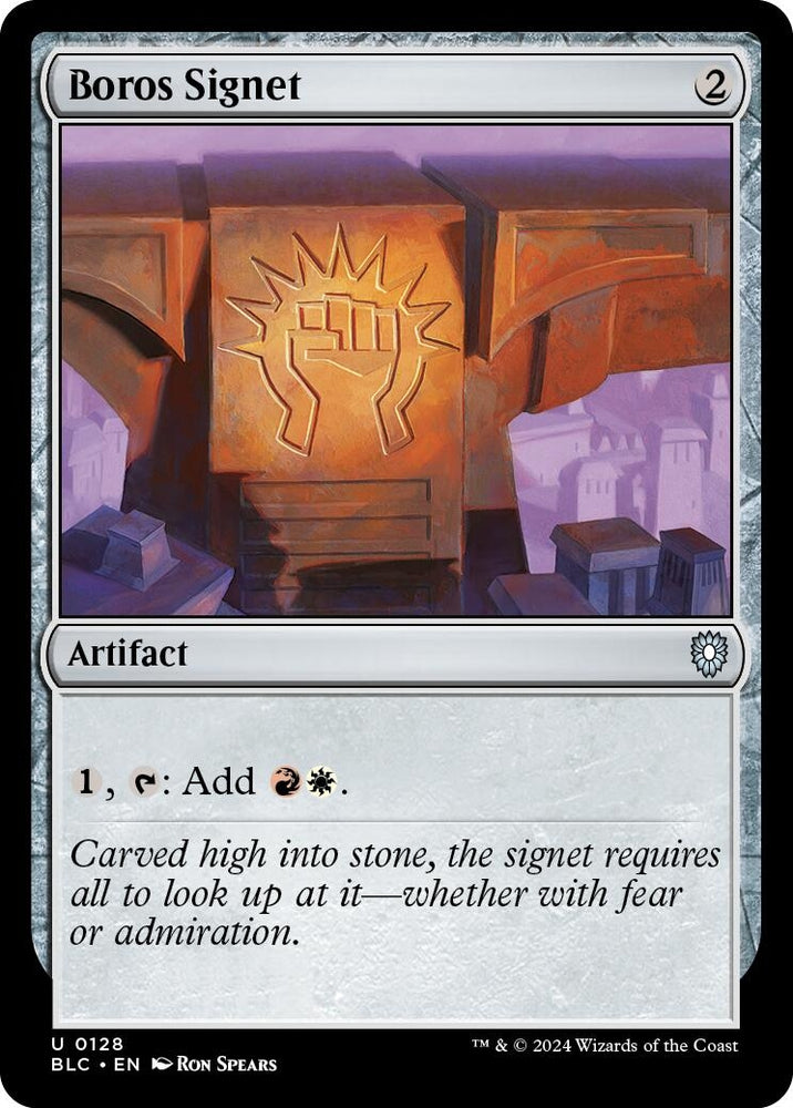 Image for Boros Signet (128) [Commander: Bloomburrow]