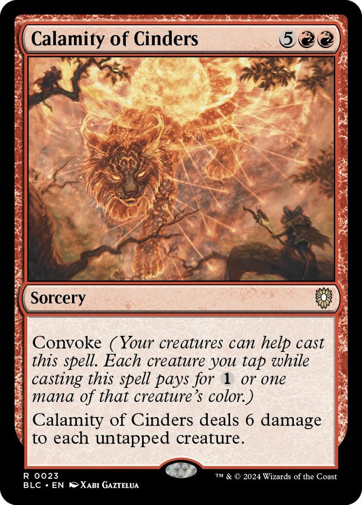 Image for Calamity of Cinders (23) [Commander: Bloomburrow]