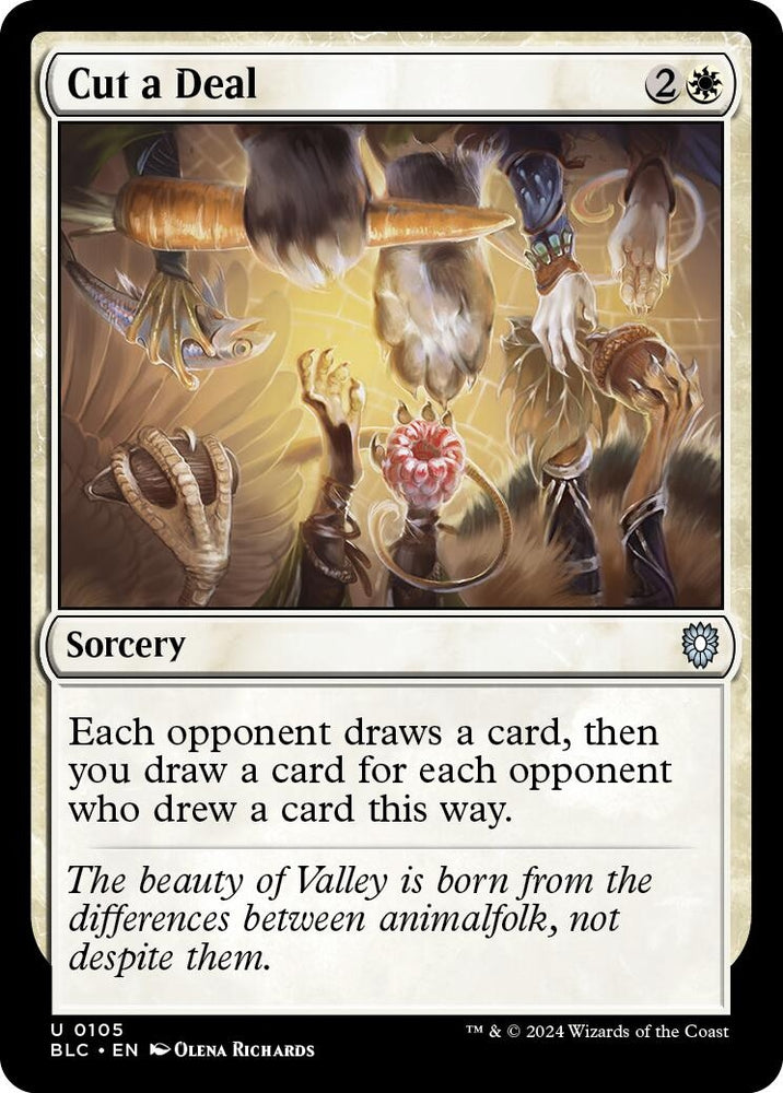 Image for Cut a Deal (105) [Commander: Bloomburrow]
