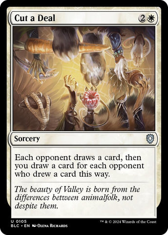 Image for Cut a Deal (105) [Commander: Bloomburrow]