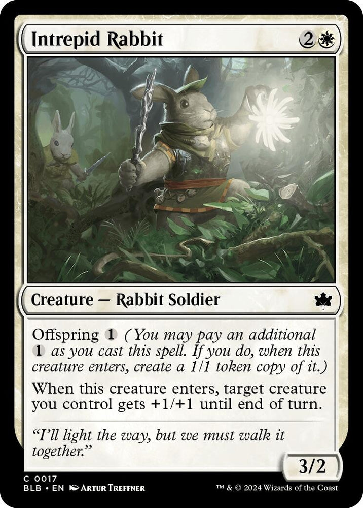 Image for Intrepid Rabbit (17) [Bloomburrow]
