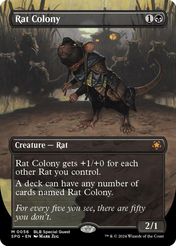 Image for Rat Colony (Borderless) (56) - Magic: The Gathering
