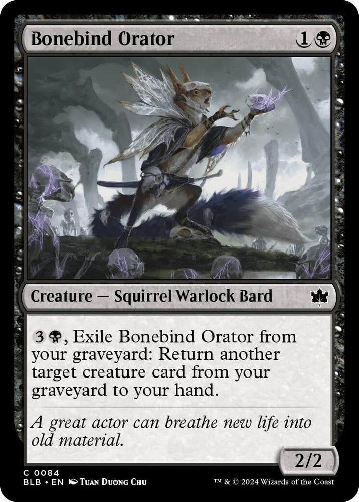 Image for Bonebind Orator (84) [Bloomburrow]