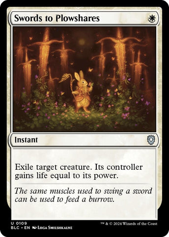 Image for Swords to Plowshares (109) [Commander: Bloomburrow]