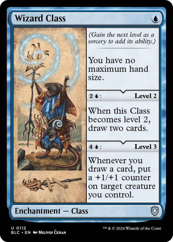 Image for Wizard Class (112) [Commander: Bloomburrow]