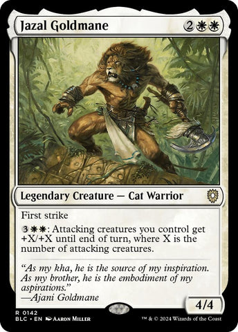 Image for Jazal Goldmane (142) [Commander: Bloomburrow]