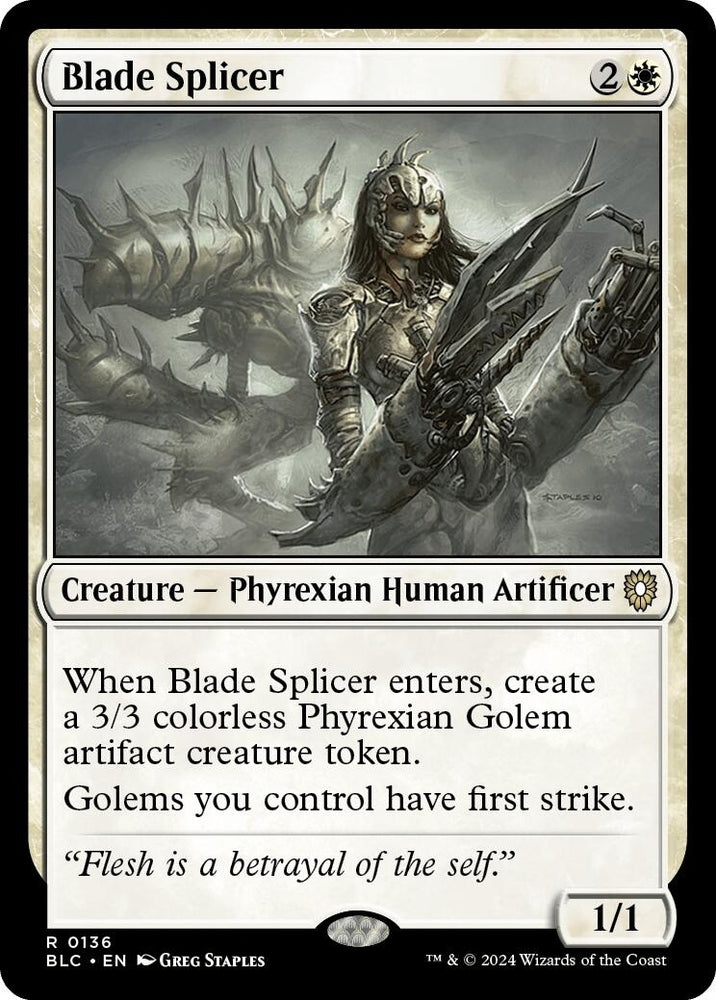 Image for Blade Splicer (136) [Commander: Bloomburrow]