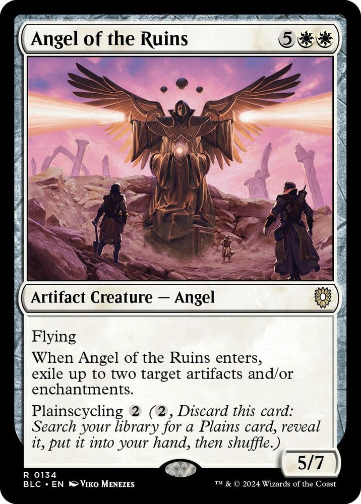 Image for Angel of the Ruins (134) [Commander: Bloomburrow]