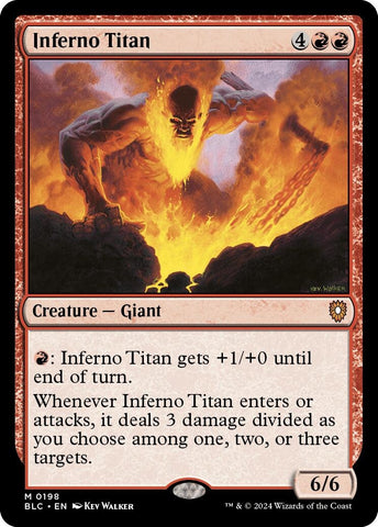 Image for Inferno Titan (198) [Commander: Bloomburrow]