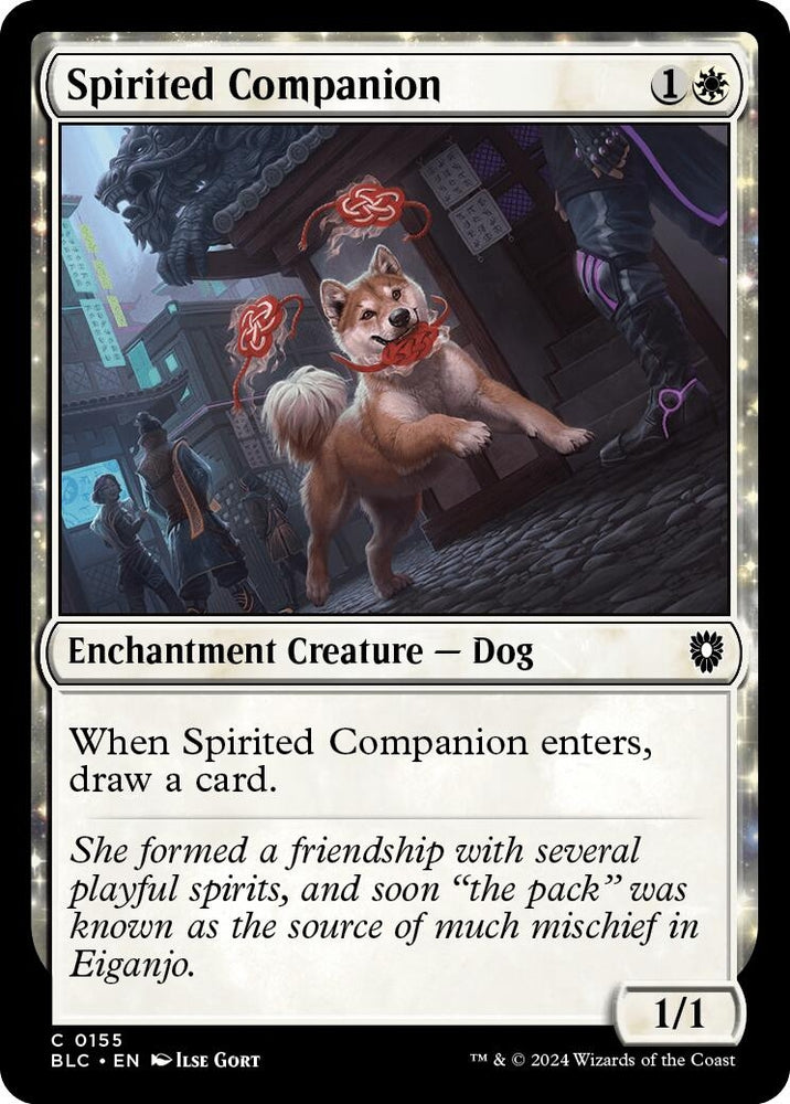 Image for Spirited Companion (155) [Commander: Bloomburrow]