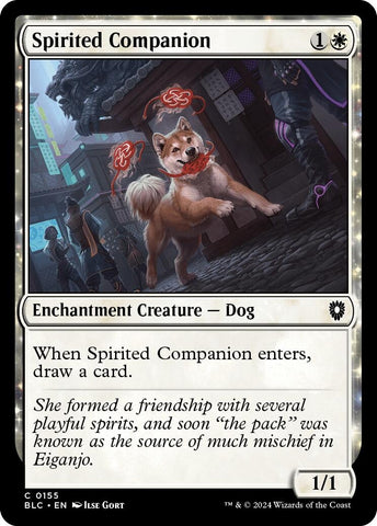 Image for Spirited Companion (155) [Commander: Bloomburrow]