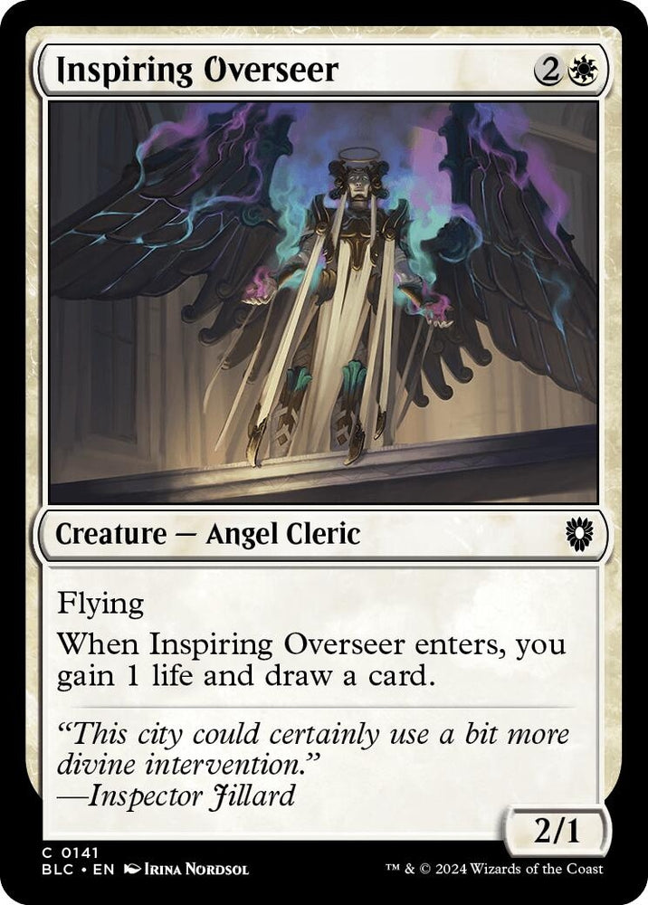 Image for Inspiring Overseer (141) [Commander: Bloomburrow]