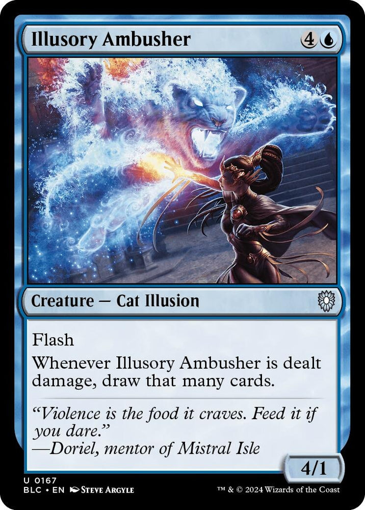 Image for Illusory Ambusher (167) [Commander: Bloomburrow]