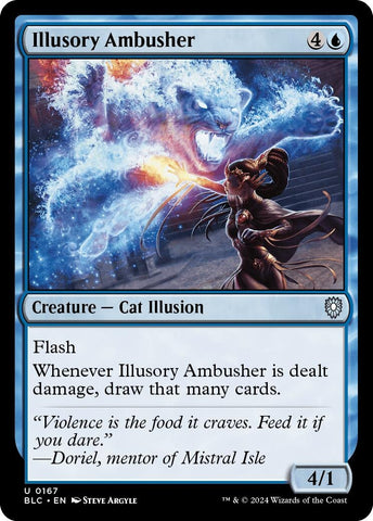 Image for Illusory Ambusher (167) [Commander: Bloomburrow]