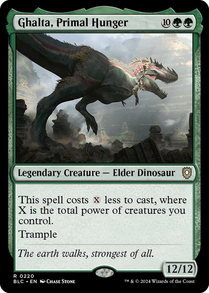 Image for Ghalta, Primal Hunger (220) [Commander: Bloomburrow]