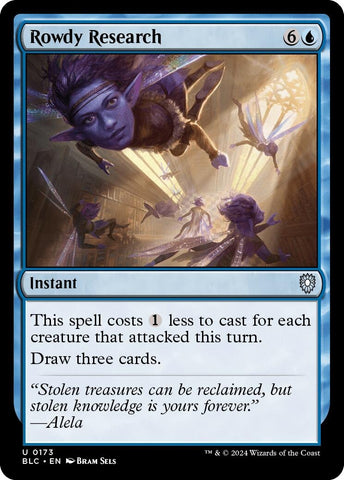 Image for Rowdy Research (173) [Commander: Bloomburrow]