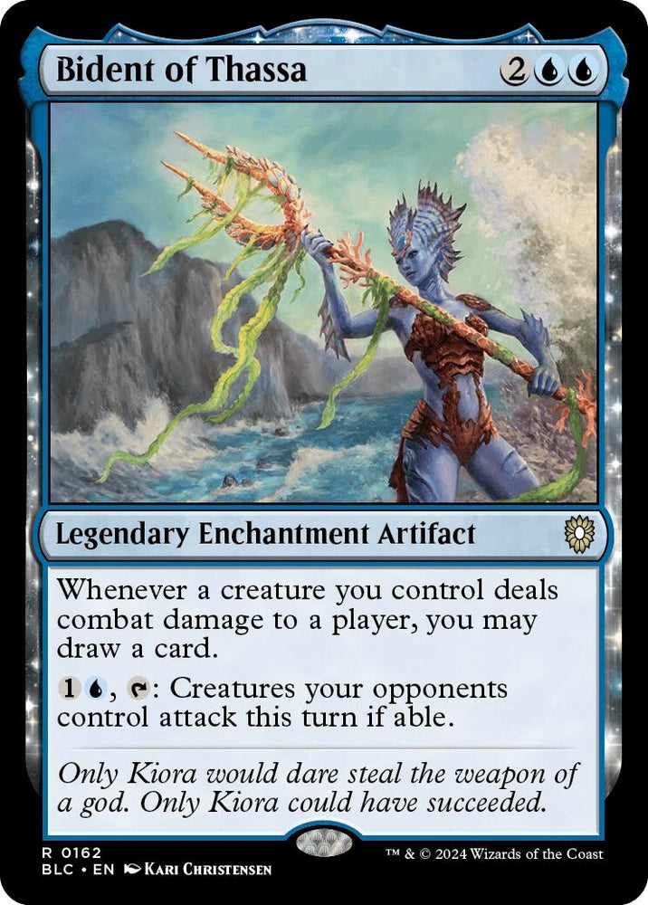 Image for Bident of Thassa (162) [Commander: Bloomburrow]