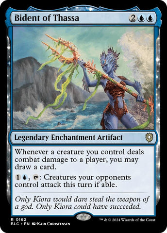 Image for Bident of Thassa (162) [Commander: Bloomburrow]