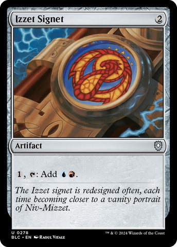 Image for Izzet Signet (278) [Commander: Bloomburrow]