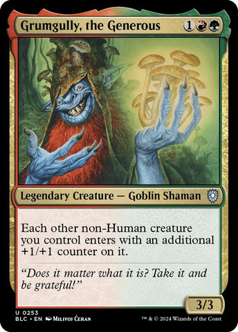 Image for Grumgully, the Generous (253) [Commander: Bloomburrow]