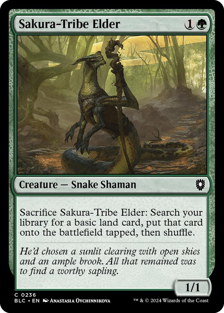 Image for Sakura-Tribe Elder (236) [Commander: Bloomburrow]