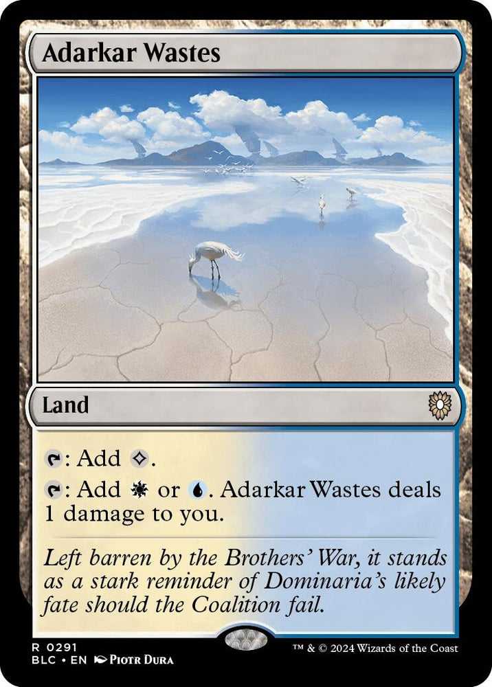 Image for Adarkar Wastes (291) [Commander: Bloomburrow]