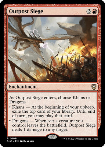 Image for Outpost Siege (199) [Commander: Bloomburrow]