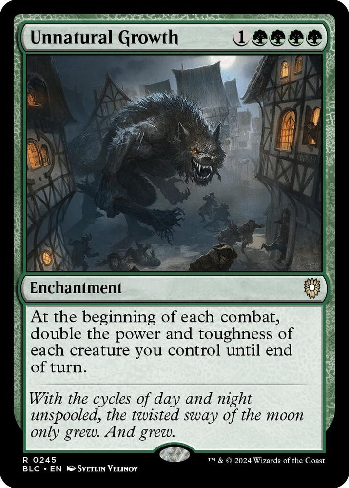Image for Unnatural Growth (245) [Commander: Bloomburrow]