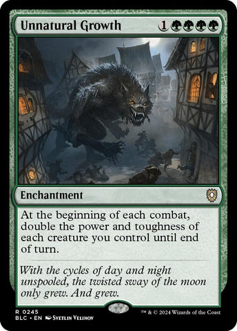 Image for Unnatural Growth (245) [Commander: Bloomburrow]