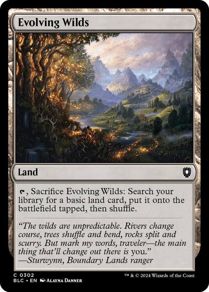 Image for Evolving Wilds (302) [Commander: Bloomburrow]