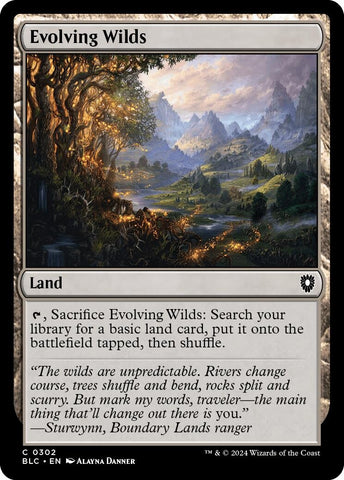 Image for Evolving Wilds (302) [Commander: Bloomburrow]