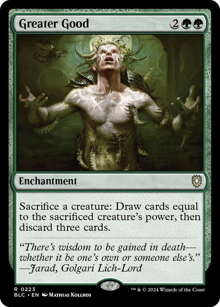 Image for Greater Good (223) [Commander: Bloomburrow]