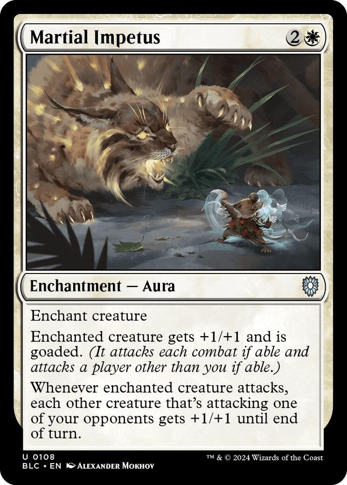 Image for Martial Impetus (108) [Commander: Bloomburrow]