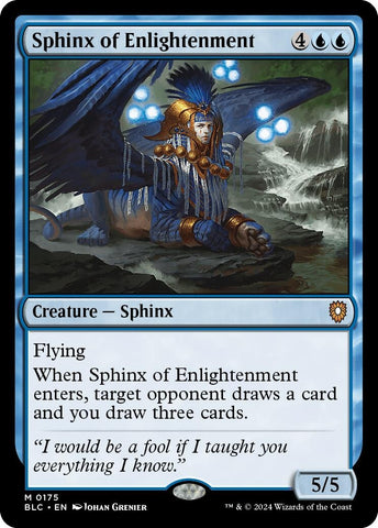 Image for Sphinx of Enlightenment (175) [Commander: Bloomburrow]