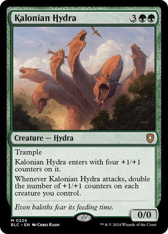 Image for Kalonian Hydra (226) [Commander: Bloomburrow]