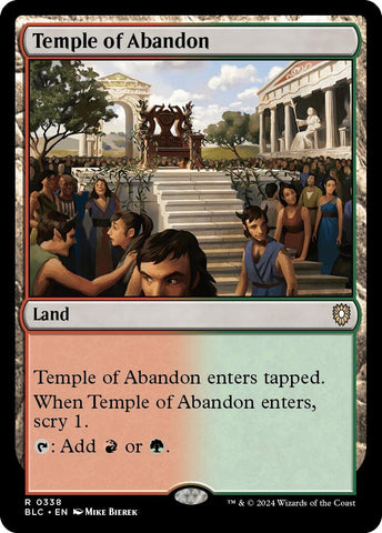 Image for Temple of Abandon (338) [Commander: Bloomburrow]