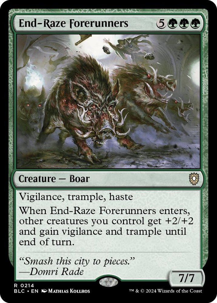 Image for End-Raze Forerunners (214) [Commander: Bloomburrow]