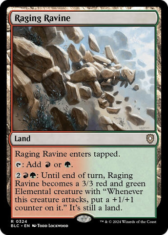 Image for Raging Ravine (324) [Commander: Bloomburrow]